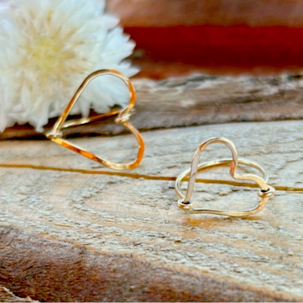 Contemporary Gold and Silver Minimalist Rings